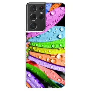 Чехлы (ART) Цветы на Samsung Galaxy S21 ultra (VPrint) (Семицветик)