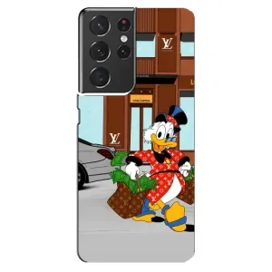 Чехлы для Samsung Galaxy S21 ultra - Скрудж МакДак Louis Vuitton (PREMIUMPrint) (Скрудж ЛВ)