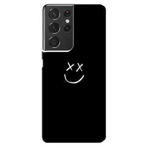 Чохол з принтом «Смайл» для Samsung Galaxy S21 ultra