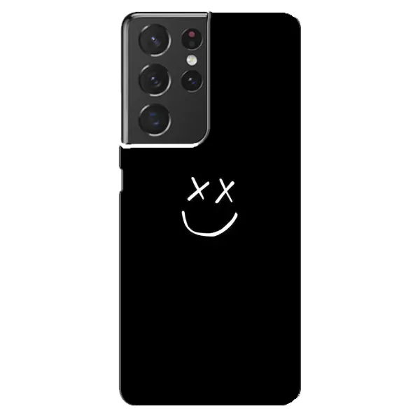 Чохол з принтом «Смайл» для Samsung Galaxy S21 ultra