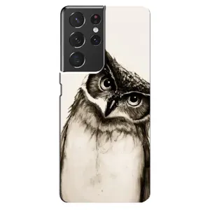 Чохол з пташками на Samsung Galaxy S21 ultra (VPrint) (Сова)