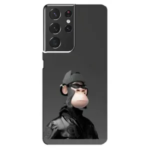 Чохли з Мавпами NFT для Samsung Galaxy S21 ultra (AlphaPrint) (стильна мавпа NFT)