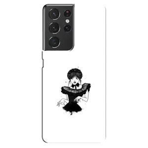 Чехлы Венсдей на Samsung Galaxy S21 ultra Уэнсдей (AlphaPrint) (танец Уэнздей)