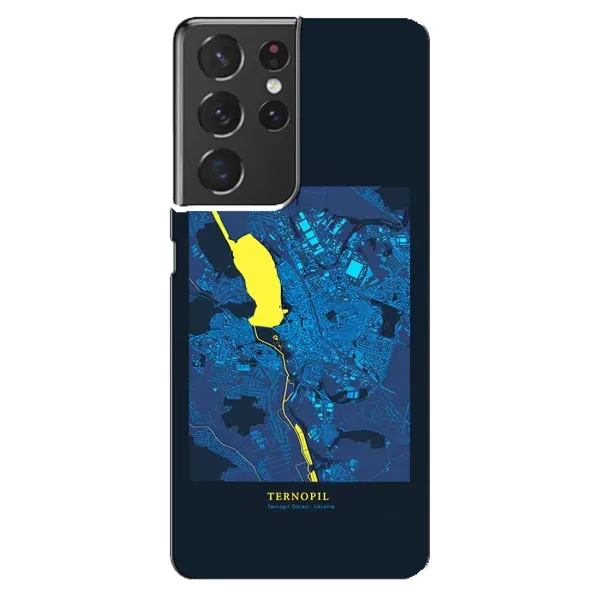 Чехол с принтом «Тернополь» для Samsung Galaxy S21 ultra