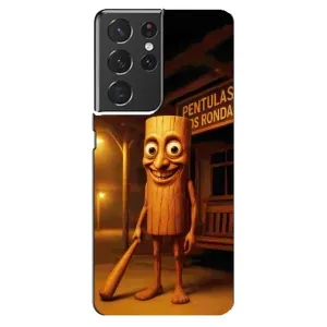 Чохол з мемом Тралалело тралала на Samsung Galaxy S21 ultra (Тунг тунг сахур)