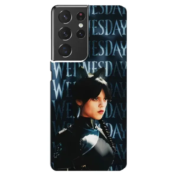 Чехол с принтом «Уэнздей кошка» для Samsung Galaxy S21 ultra