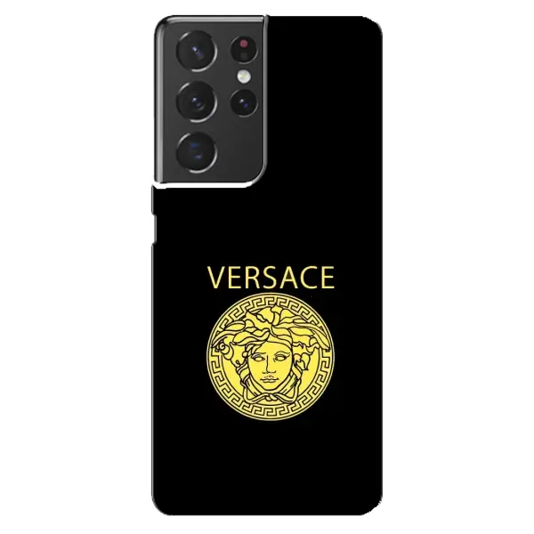 Чохол з принтом «Versace» для Samsung Galaxy S21 ultra
