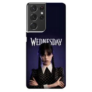 Чехлы Венсдей на Samsung Galaxy S21 ultra Уэнсдей (AlphaPrint) (Wednesday)
