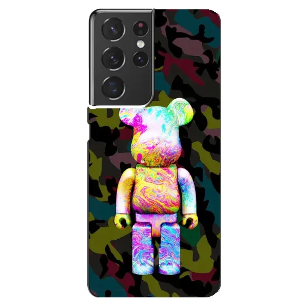 Чехол с принтом «Яркий Bearbrick» для Samsung Galaxy S21 ultra