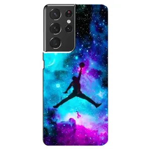 Чохли для Samsung Galaxy S21 ultra - з картинкою JORDAN (AlphaPrint) (Яскравий Джордан)