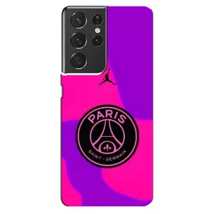 Чехлы PSG для Samsung Galaxy S21 ultra (AlphaPrint) (яркий ПСЖ)