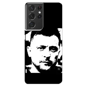 Чехол для Samsung Galaxy S21 ultra (AlphaPrint - с принтом Зеленского)