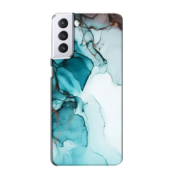 Чехол с принтом «Бирюзовый мрамор» для Samsung Galaxy S21 Чехол с принтом «Бирюзовый мрамор» для Samsung Galaxy S21