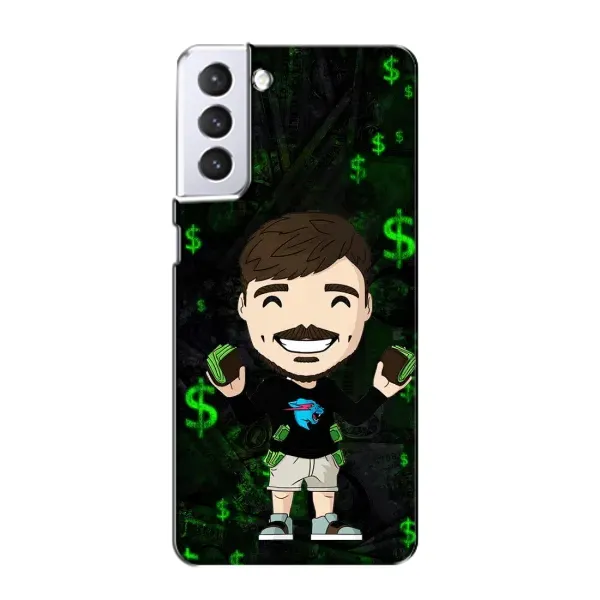 Чохол з принтом «Блогер Beast» для Samsung Galaxy S21
