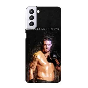 Чохол з картинкою Олександр Усик для Samsung Galaxy S21 (Боксер Олександр Усик)