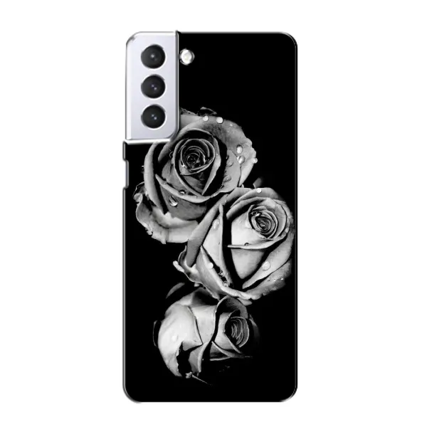 Чехол с принтом «Черная роза» для Samsung Galaxy S21