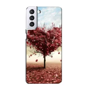 Чехлы для любимой на Samsung Galaxy S21 (VPrint) (Дерево серце)