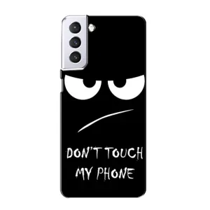 Чохол з принтом «Dont Touch» для Samsung Galaxy S21