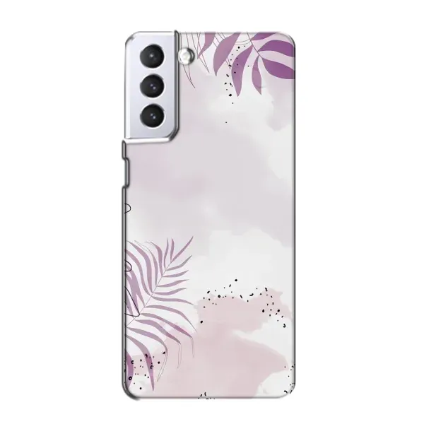 Чехол с принтом «Фиолетовые листья» для Samsung Galaxy S21