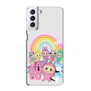 Чехол с Лабубу на Samsung Galaxy S21 (Фон Лабубу)