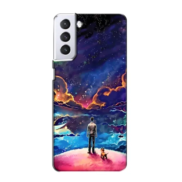 Чохол з принтом «Вид Галактики» для Samsung Galaxy S21