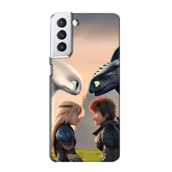 Чехол с принтом «Иккинг и Астрид» для Samsung Galaxy S21