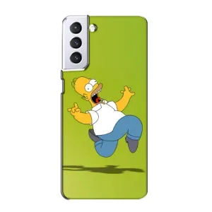 Чjхол з Сімпсонами для Samsung Galaxy S21 (VPrint) (Гомер Сімпсон)