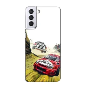 Чохли з Машинами на Samsung Galaxy S21 (VPrint) (Гоночні Тачки)
