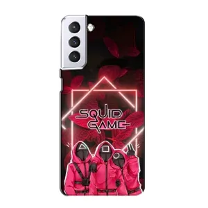 Чохол Гра в кальмара для Samsung Galaxy S21 (Охоронці Гра кальмара)