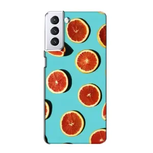 Чохли з фруктами для Samsung Galaxy S21 (VPrint) (Грейпфрут)