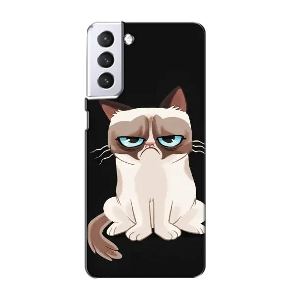 Чохол з принтом «Сумний кіт» для Samsung Galaxy S21 Чохол з принтом «Сумний кіт» для Samsung Galaxy S21