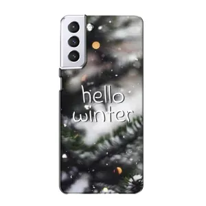 Новорічні, Святкові Чохли для Samsung Galaxy S21 - 2024 год (Hello winter)