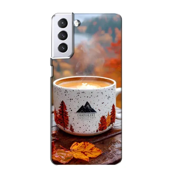 Чохол з принтом «Кава на природі» для Samsung Galaxy S21 Чохол з принтом «Кава на природі» для Samsung Galaxy S21