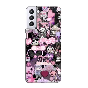 Чехол с кроликом Куроми на Samsung Galaxy S21 (Коллаж Куроми)