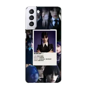 Чохли Венсдей на Samsung Galaxy S21 Уенсдей (AlphaPrint) (колаж Венздей)
