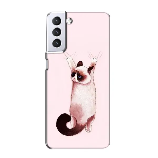 Чехол с принтом «Котик падает» для Samsung Galaxy S21