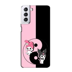 Чехол с кроликом Куроми на Samsung Galaxy S21 (Куроми Инь Янь)