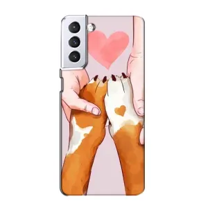 Чохли з собаками для Samsung Galaxy S21 (VPrint) (Любовь до собак)