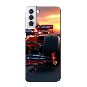 Чохол Формула1 на Samsung Galaxy S21 (Макларен на заході)