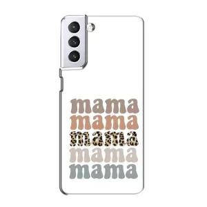 Чехлы для мамы на Samsung Galaxy S21 (Текстовый коллаж мама)