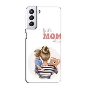 Чехлы для мамы на Samsung Galaxy S21 (Мама и сын)