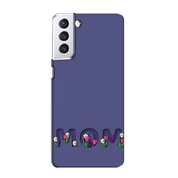 Чохол з принтом «Мама в квітах» для Samsung Galaxy S21
