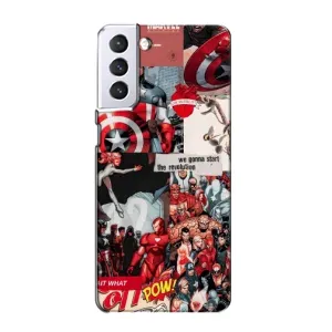 Чохол з принтом «Марвел Комикс» для Samsung Galaxy S21