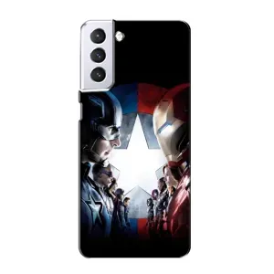 Чохол з принтом «Марвел стайл» для Samsung Galaxy S21