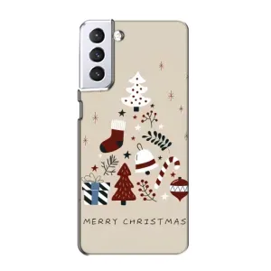 Різдвяні Чохли для Samsung Galaxy S21 (VPrint) (Merry Christmas)