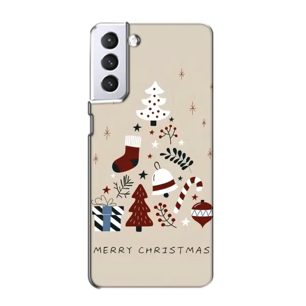 Чохол з принтом «Merry Christmas» для Samsung Galaxy S21