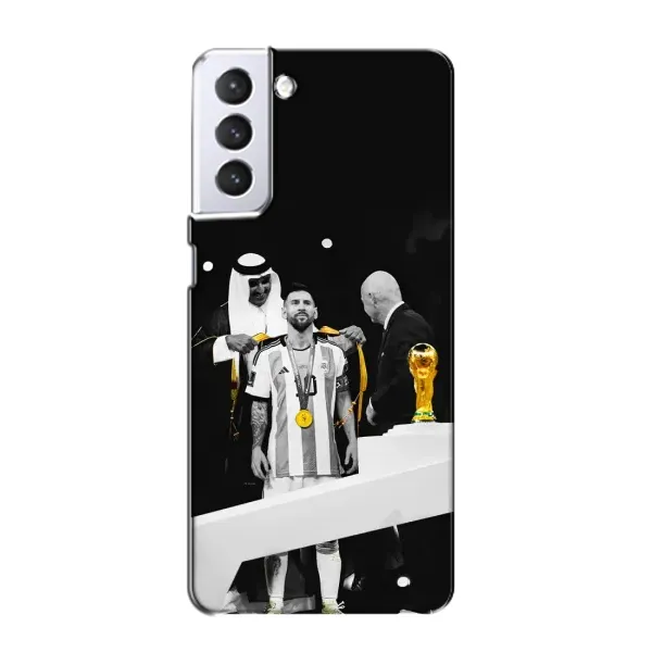 Чехол с принтом «Месси в накидке» для Samsung Galaxy S21 Чехол с принтом «Месси в накидке» для Samsung Galaxy S21