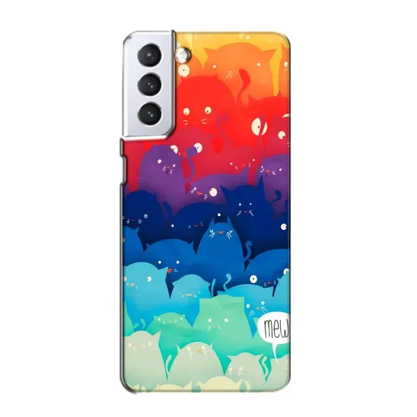 Чехол с принтом «Mew» для Samsung Galaxy S21