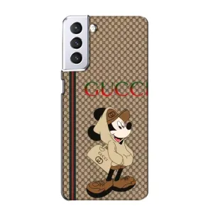 Чохли  GUCCI для Samsung Galaxy S21 (AlphaPrint) (Mickey GUCCI)