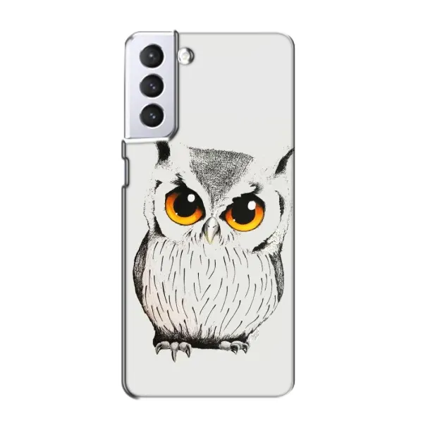 Чохол з принтом «Мила Сова» для Samsung Galaxy S21